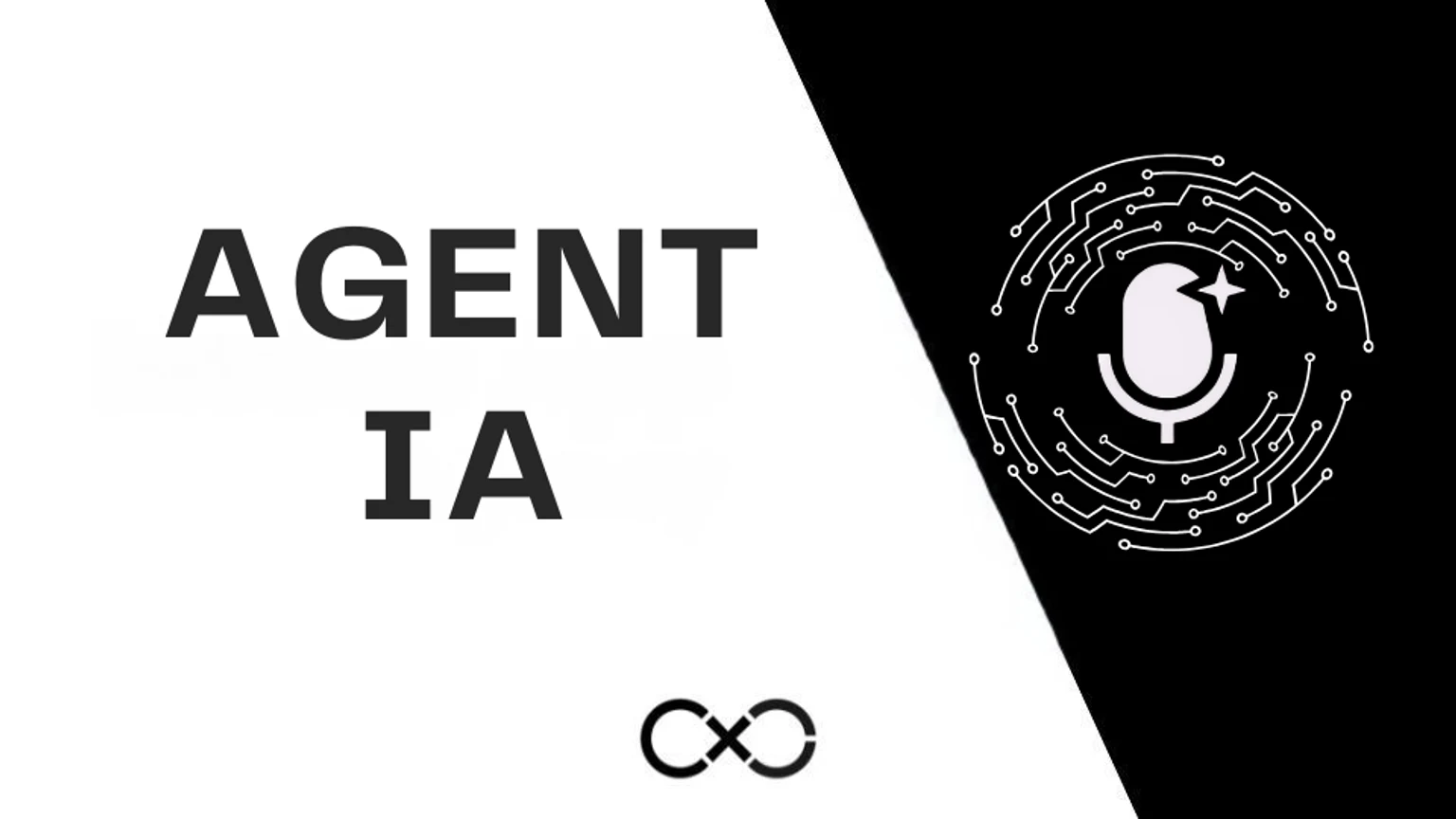 Interface sombre Noxcod montrant l'orchestration d'un agent IA autonome connecté à plusieurs outils métier.