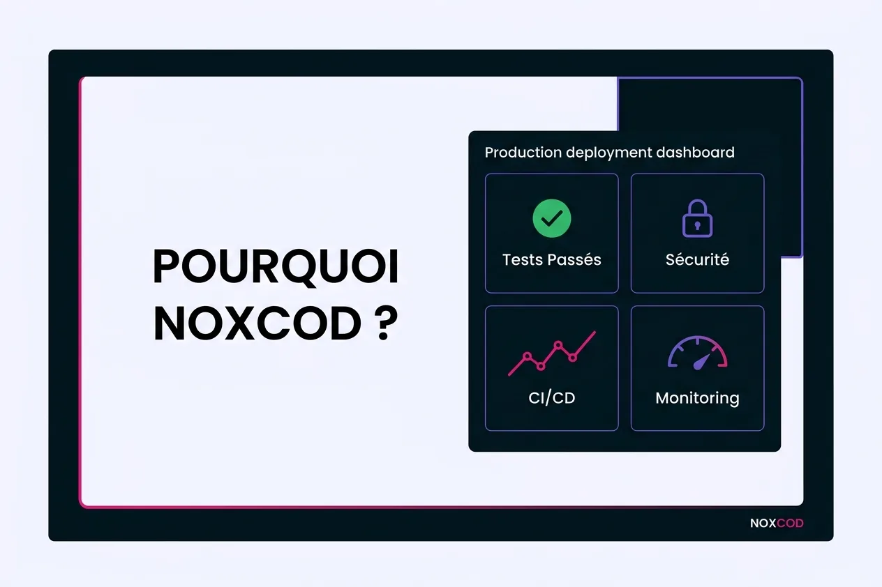 Dashboard de mise en production Base44 avec tests, sécurité, CI/CD et monitoring.