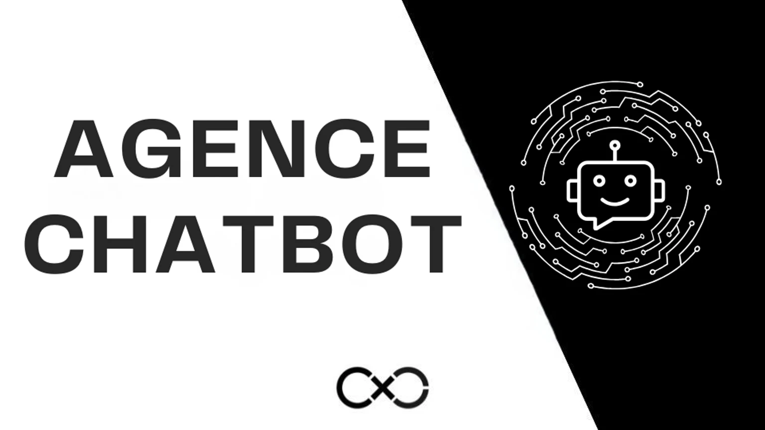 Interface conversationnelle Noxcod montrant un chatbot IA relié à une base de connaissances et à un transfert humain.