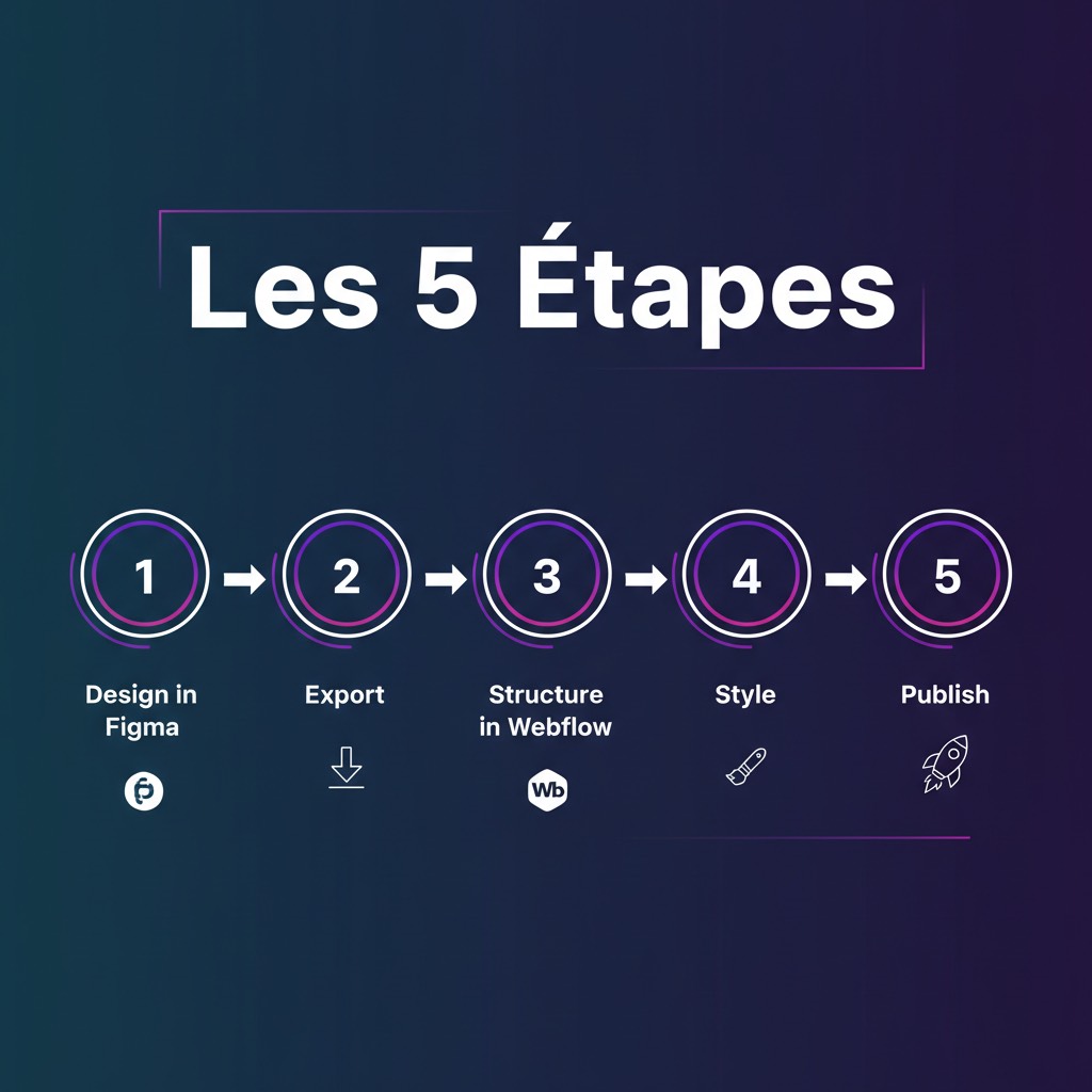 Les 5 étapes du transfert Figma vers Webflow
