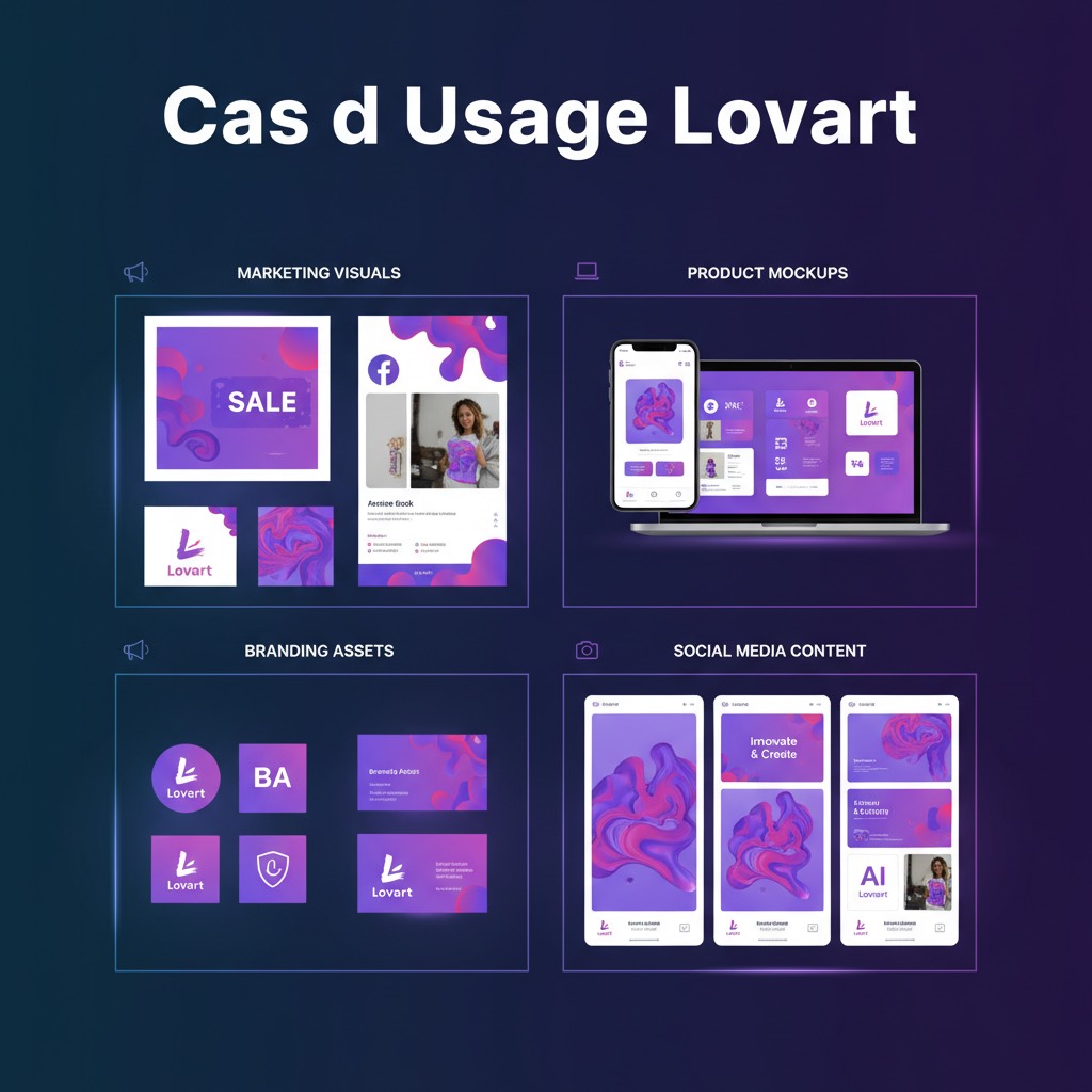 Cas d'usage Lovart IA pour entreprises