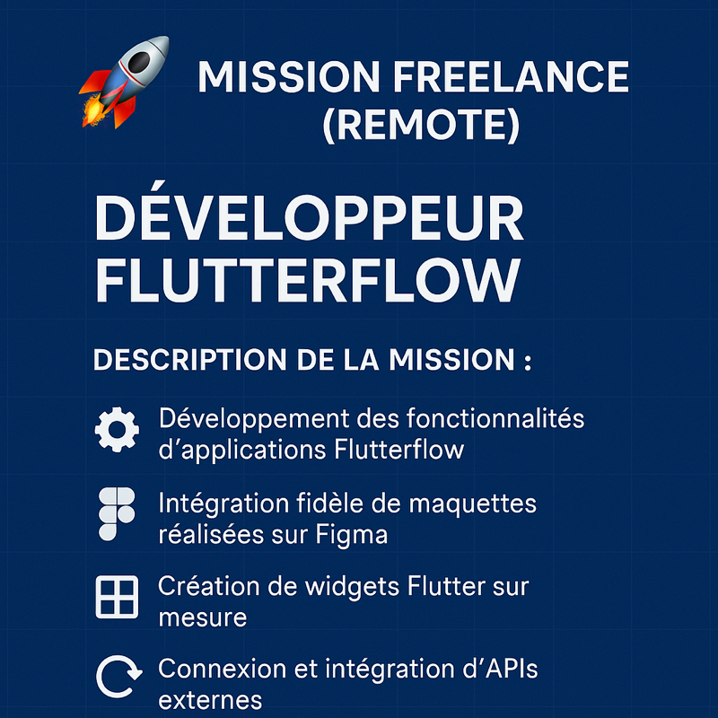 Développeur.se Flutterflow H/F
