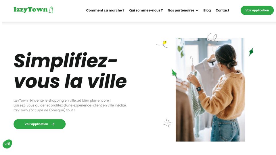 Home Page IzzyTown website