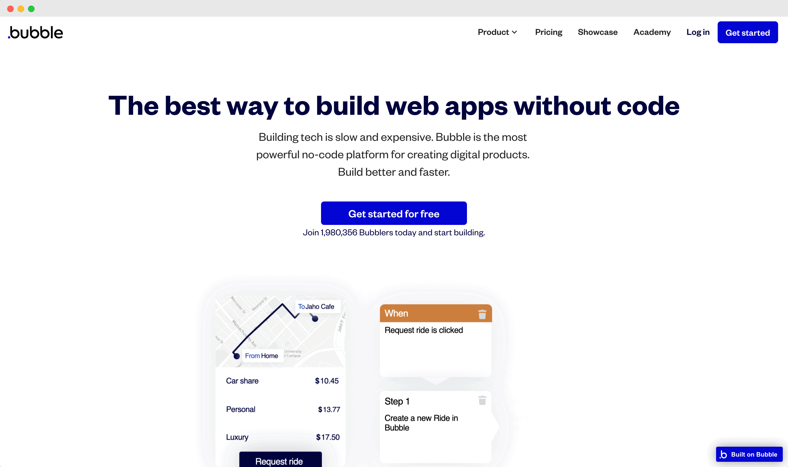 Bubble plateforme no-code